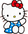 Hello Kitty da colorare